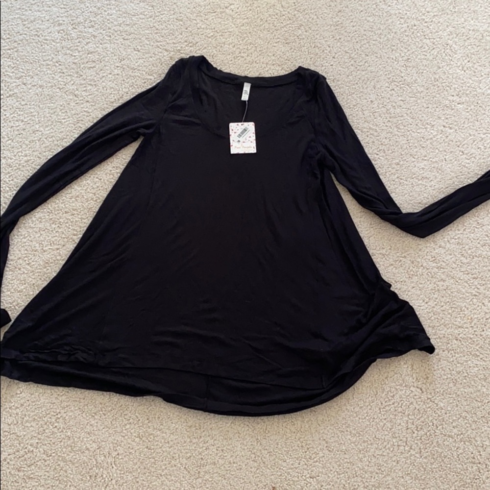 Black tunic shirt